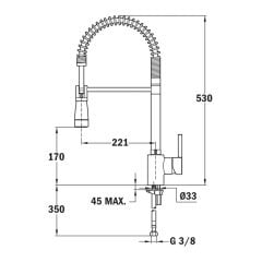 Teka Ark 939 Krom Mutfak Bataryası