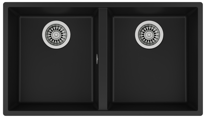 Teka Square 760 TG Tezgah Altı Black Granit Eviye