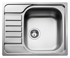 TEKA Classic 1B ½ D 580.500 Sol Damlalıklı Paslanmaz Çelik Eviye