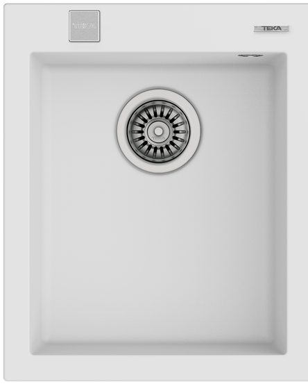 Teka Forsquare 34.40 TG Artic White Granit Eviye