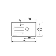 TEKA Stone 50 B-TG Granit Eviye