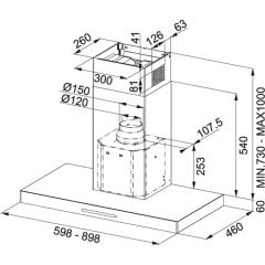 FRANKE Mythos FCR 625 TC BK XS Paslanmaz Çelik - Siyah