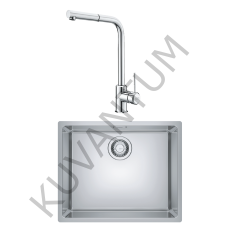 Franke Maris MRX 110-50 Çelik Eviye ve  Lina L Krom Pullout Batarya Set