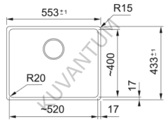 Franke Maris MRG 110-52 Stone Grey