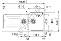 Franke Urban UBG 651-100 Bianco (Beyaz)