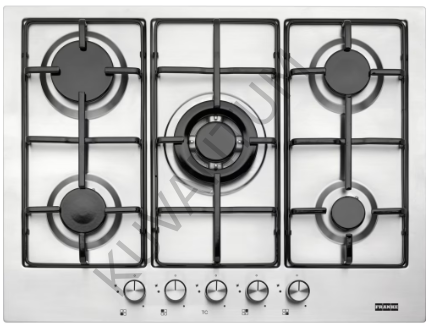 Franke FHNL 705 4G TC XS E Wok Gözlü Inox Ankastre Ocak
