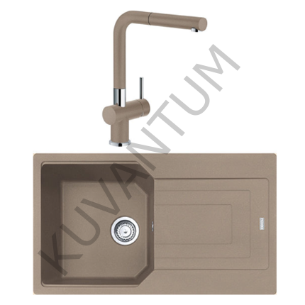 Franke Urban 611-86 Oyster Eviye + Franke Active Plus Doccia 2.0 Armatür