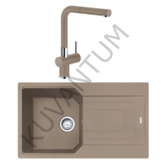 Franke Urban 611-86 Oyster Eviye + Franke Active Plus Doccia 2.0 Armatür