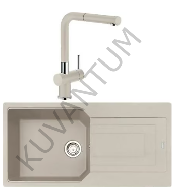 Franke Urban UBG 611-100 Sahara + Franke Active Plus Doccia 2.0 Armatür