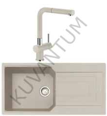 Franke Urban UBG 611-100 Sahara + Franke Active Plus Doccia 2.0 Armatür