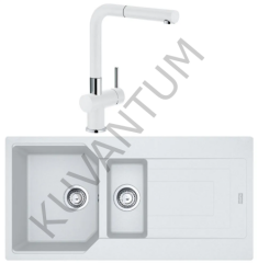 Franke Urban UBG 651-100 Bianco (Beyaz) + Franke Active Plus Doccia 2.0 Armatür