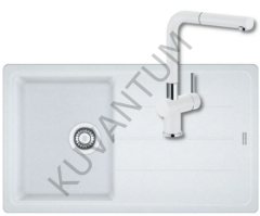 Franke Basis Bfg 611-86 Bianco (Beyaz) Granit Eviye + Franke Active Plus Doccia 2.0
