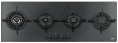 Franke FHCR 1204 3G TC HE BK C Wok Gözlü Siyah Cam Ankastre Ocak