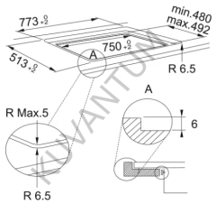 Franke Maris FMA 804 I F BK Siyah Cam İndüksiyonlu Ankastre Ocak