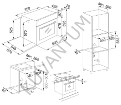 Franke Maris FMA 86 H XS Inox + Nero Ankastre Fırın