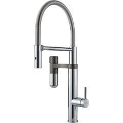 Vital Kapsül Filtre Sistemi Spiralli Krom/Gun Metal