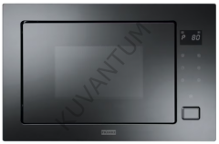 Franke Mikrodalga Fırın FMW 250 CR2 G BK Black 25 Litre Siyah Cam Ankastre Mikrodalga
