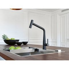 Icon Duşlama özellikli spiralli Matte Black