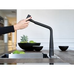 Icon Duşlama özellikli spiralli Matte Black