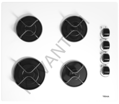 Teka GBE 64002 KBC WH Beyaz Cam Ankastre Ocak