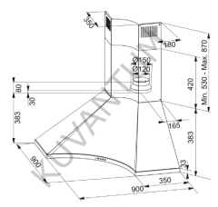 Franke Design Plus FDPA 904 XS Duvar Tipi Davlumbaz