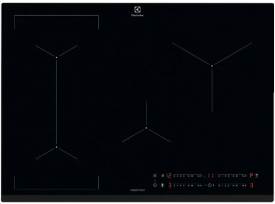 Electrolux EIV734 Bridge İndüksiyonlu Siyah Vitroseramik Ocak