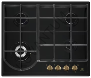 Electrolux EGH6343ROR Wok Gözlü Siyah Ankastre Ocak