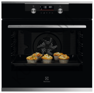 Electrolux KODDP77WX SteamBake Siyah Ankastre Fırın