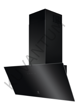 Electrolux LFV439K Siyah Duvar Tipi 90 cm Davlumbaz