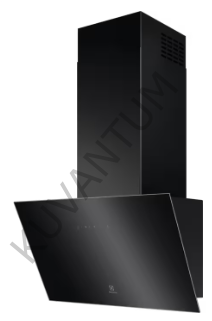 Electrolux LFV436K Siyah Ankastre Duvar Tipi Davlumbaz