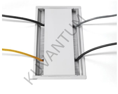 Hafele VersaFLAP Dual Priz Krom Mat 3 Soket/2RJ45