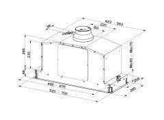 IN-LIGHT WH MATT KL A52