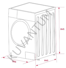 Teka SHR 81030 Dark SS 10 kg Çamaşır Kurutma Makinesi