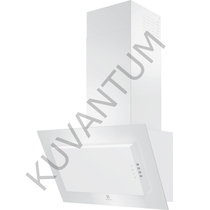 Electrolux-LFV326W 60 cm Beyaz Cam Duvar Tipi Ankastre Davlumbaz