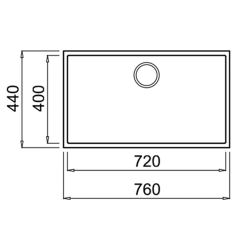 SQUARE 72.40 TG ARTIC WHITE