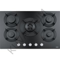 Franke FHMF 755 4G DC C BK Wok Gözlü Siyah Cam Ankastre Ocak