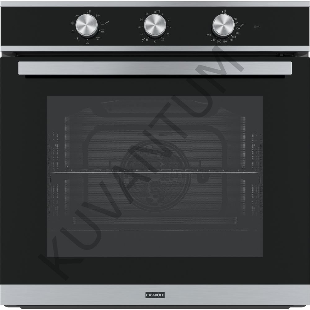 Franke FSM 82 H XS Black Cam Ankastre Fırın