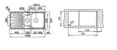 Teka Princess 60 B Paslanmaz Çelik Eviye Sol Damlalıklı