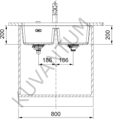 Franke Maris MRG 120-35-35 Slate Grey
