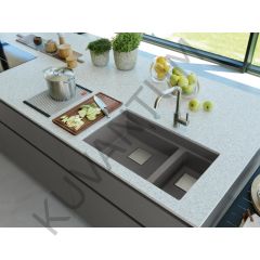 Franke Kubus 2 KNG 120 Stone Grey