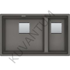 Franke Kubus 2 KNG 120 Stone Grey