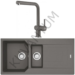 Franke Urban UBG 651-100 Slate Grey + Franke Active Plus Doccia 2.0 Armatür