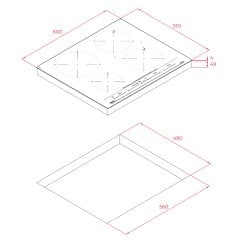 Teka IZC 64630 WH MST Beyaz İndüksiyonlu Ankastre Ocak