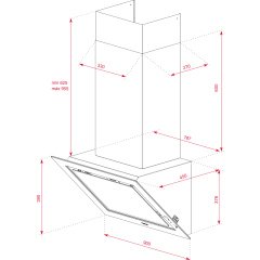 Teka DLV 98660 LB TOS Kahverengi Duvar Tipi Davlumbaz
