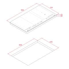 Teka IZF 99700 MST BK FullFlex Siyah İndüksiyonlu Ocak