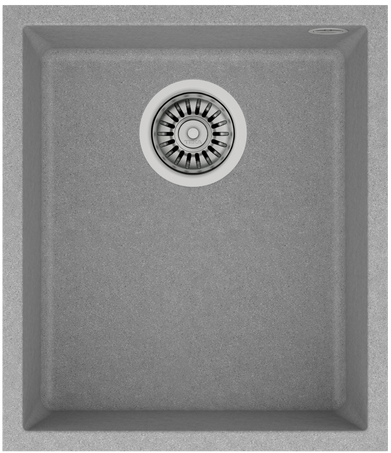 Teka Square 34.40 TG Tek Hazneli Stone Grey Tezgah Altı Eviye