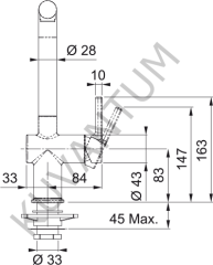 MARIS MRG 120-35-35 BİANCO GRANİT EVİYE + ACTIVE PLUS ARMATÜR + SIVI SABUNLUK