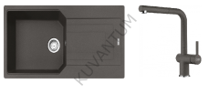 Franke Urban UBG 611-100 Slate Grey + Franke Active Plus Doccia 2.0 Armatür