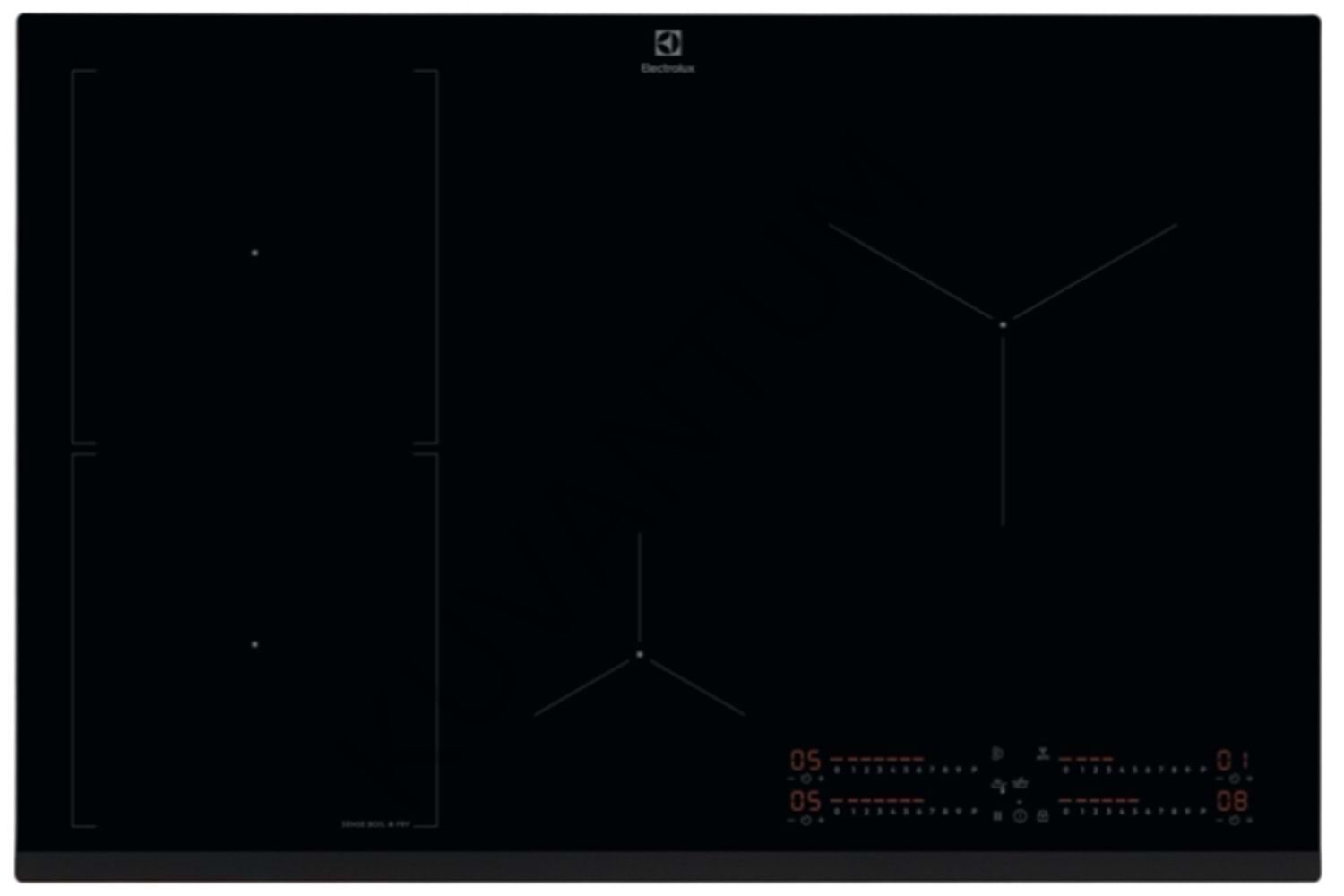 Electrolux EIS87453IZ Ankastre Indüksiyon Ocak Saphir Matt 80 cm