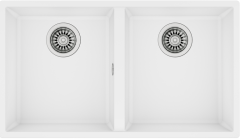 Teka Square 760 TG Tezgah Altı Artic White Granit Eviye